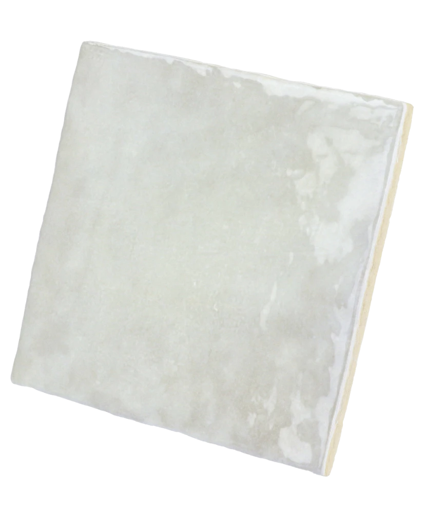 Carrelage La Riviera Vert 13,2x13,2 cm - vue latérale du carreau