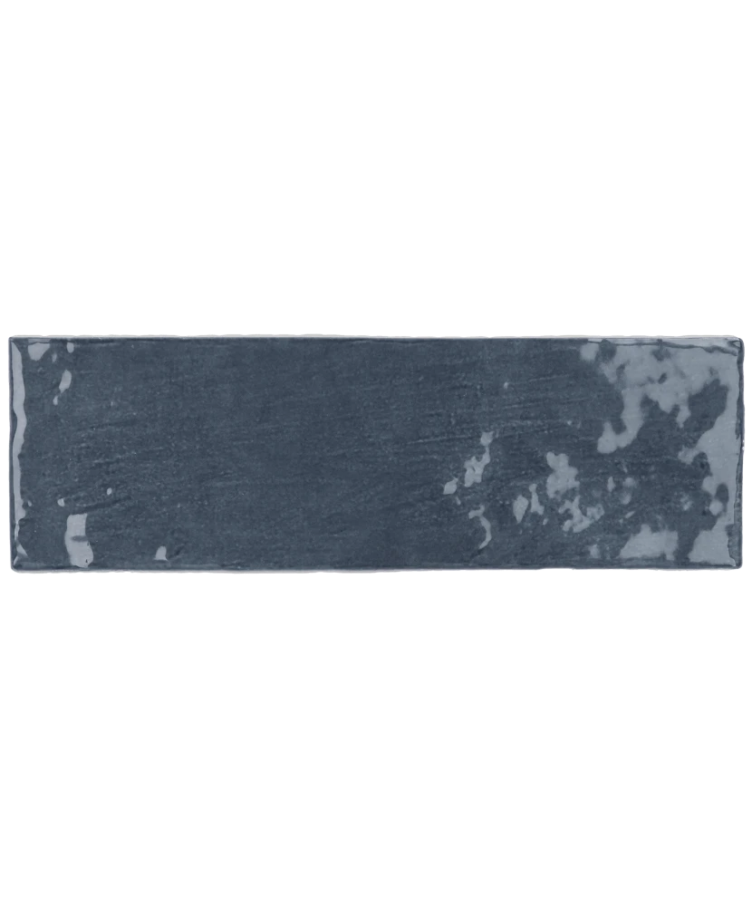 Carrelage La Riviera Blue Reef 6,5x20 cm - vue de face du carreau