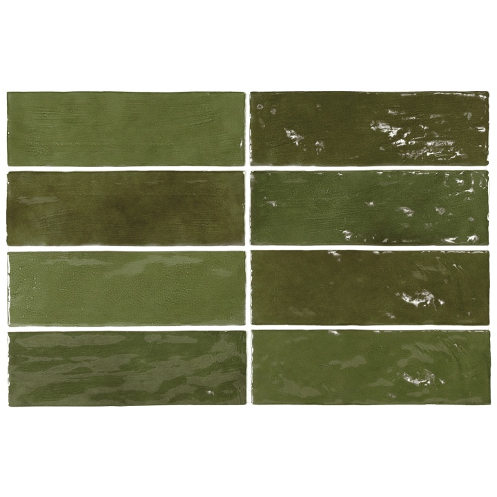 La Riviera Botanical Green 6.5x20 cm - carrelage NAIS - image 2