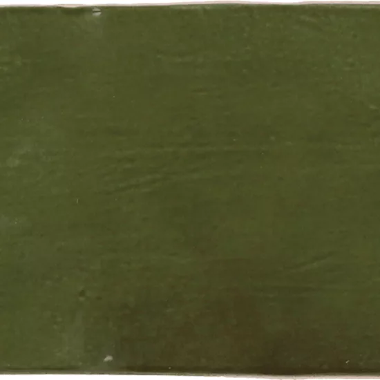 Carrelage La Riviera Botanical Green 6,5x20 cm - vue de face du carreau