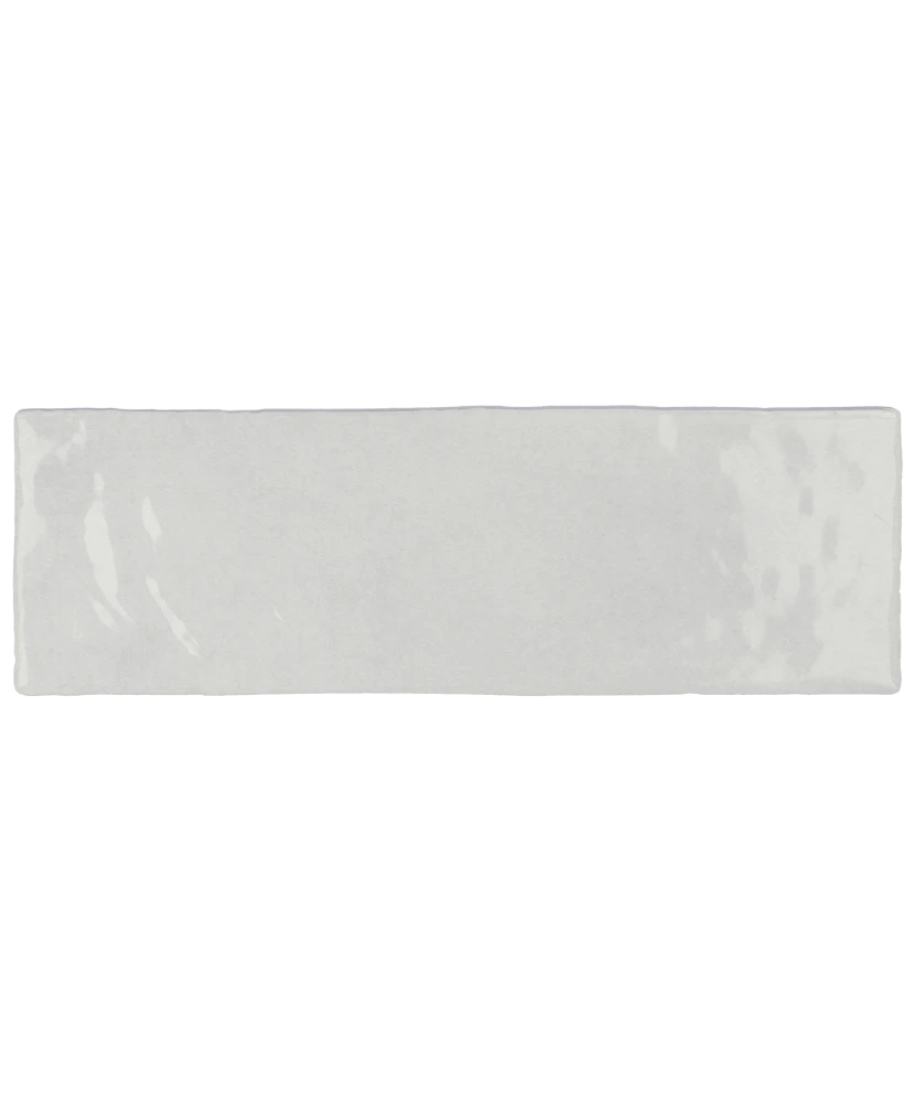 Carrelage La Riviera Gris Nuage 6,5x20 cm - vue de face du carreau
