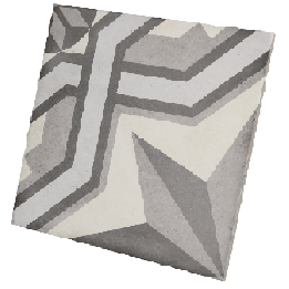 Art Nouveau Cinema Grey 20x20 cm - carrelage NAIS
