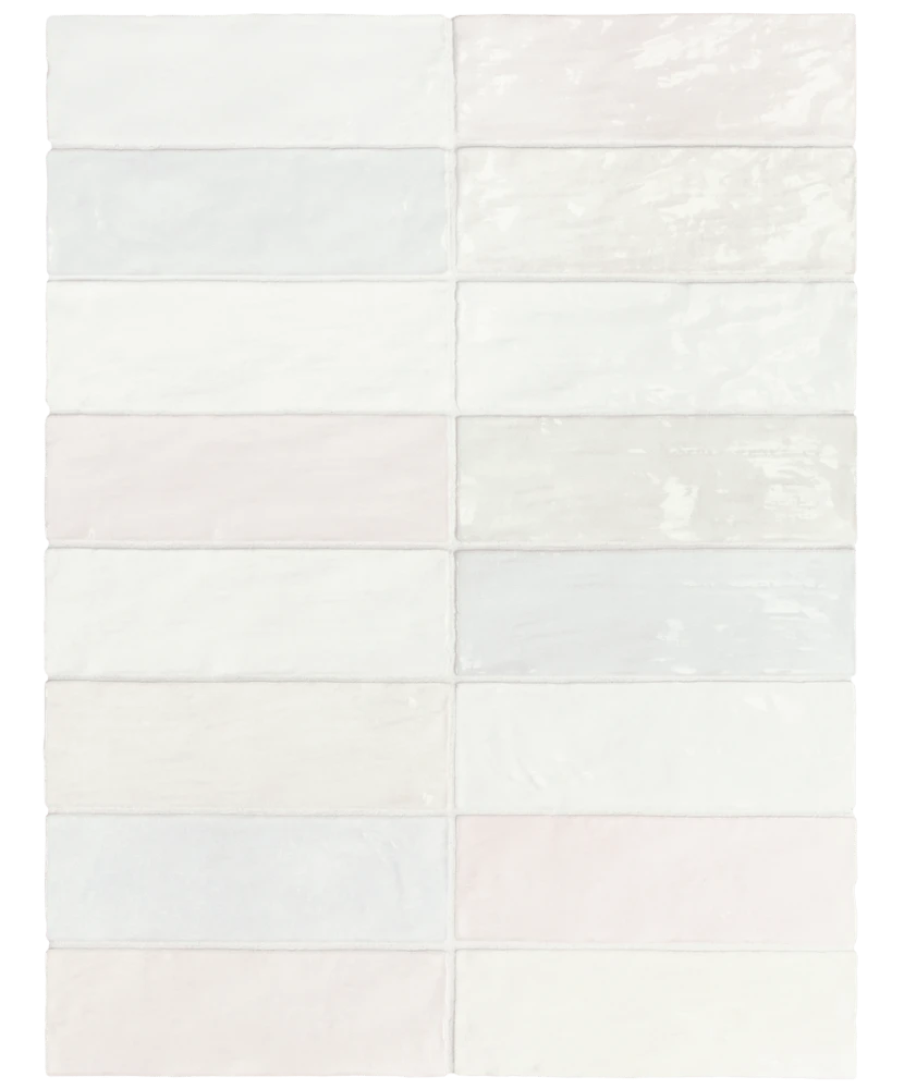 Carrelage La Riviera Melange 6,5x20 cm - panneau de carreaux