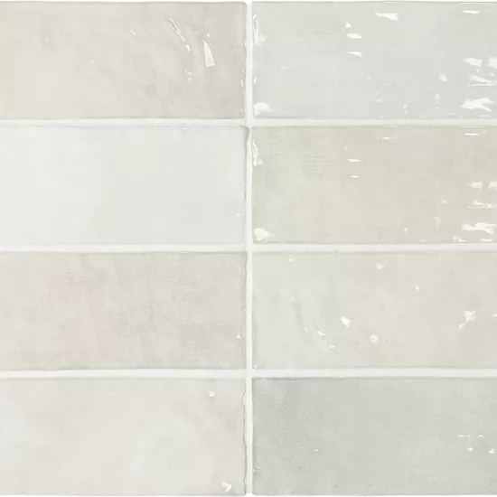 Carrelage La Riviera Vert 6,5x20 cm - panneau de carreaux