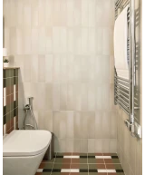 Carrelage Stromboli Beige Gobi 9,2x36,8 cm - vue d’ambiance 4