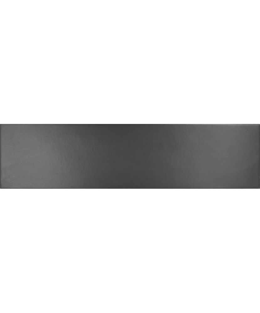 Carrelage Stromboli Black City 9,2x36,8 cm - vue de face du carreau