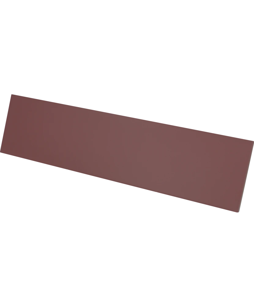 Carrelage Stromboli Oxblood 9,2x36,8 cm - vue latérale du carreau