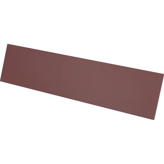 Carrelage Stromboli Oxblood 9,2x36,8 cm - vue latérale du carreau