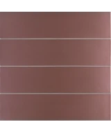 Carrelage Stromboli Oxblood 9,2x36,8 cm - panneau de carreaux
