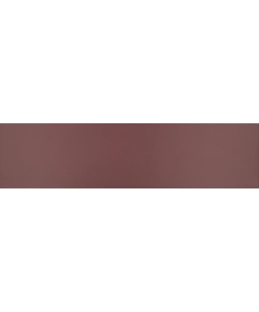 Carrelage Stromboli Oxblood 9,2x36,8 cm - vue de face du carreau
