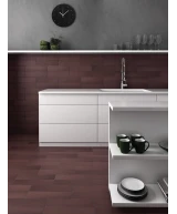 Carrelage Stromboli Oxblood 9,2x36,8 cm - vue d’ambiance