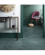 Carrelage Stromboli Viridian Green 9,2x36,8 cm - vue d’ambiance
