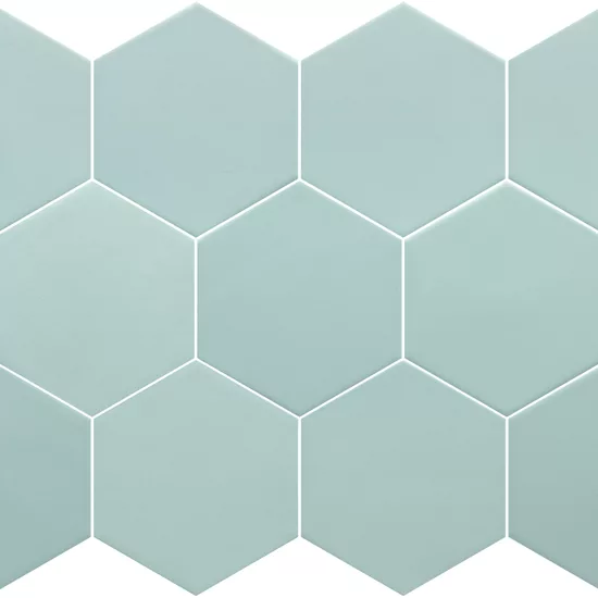 Carrelage Kromatika Bleu Clair 11,6x10,1 cm - détail du carreau 2