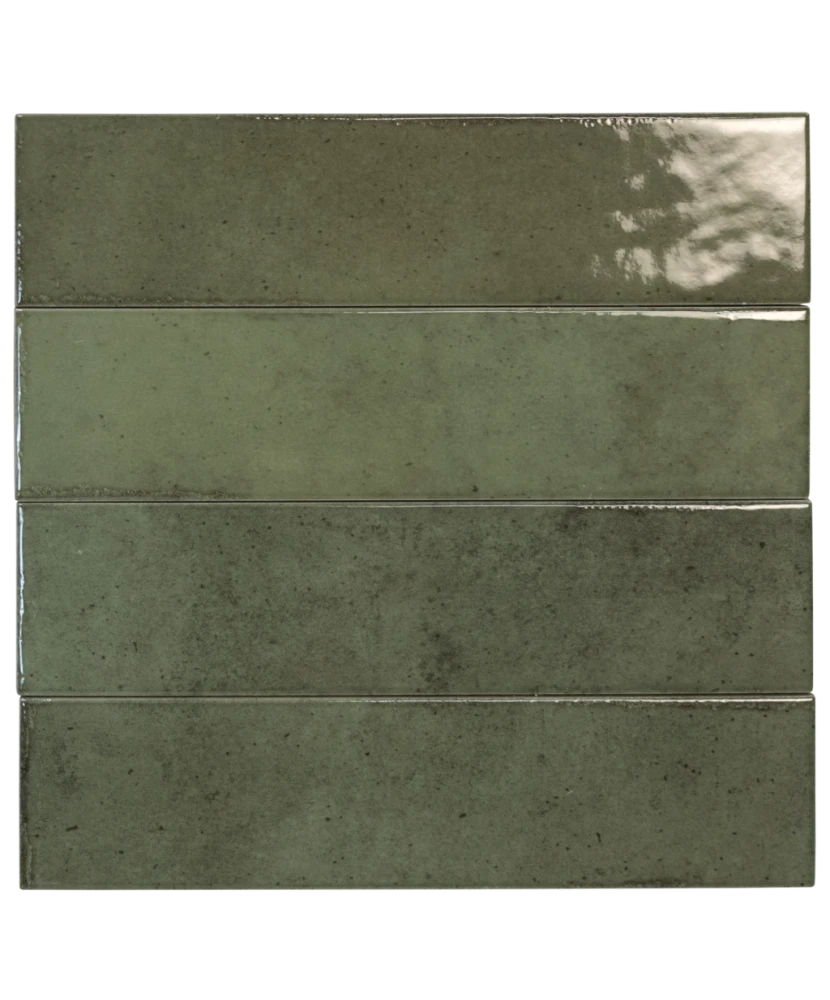 Carrelage Tribeca Sage Green 6x24,6 cm - détail du carreau 2