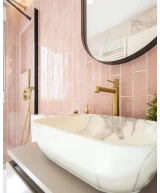 Carrelage Tribeca Tea Rose 6x24,6 cm - vue d’ambiance