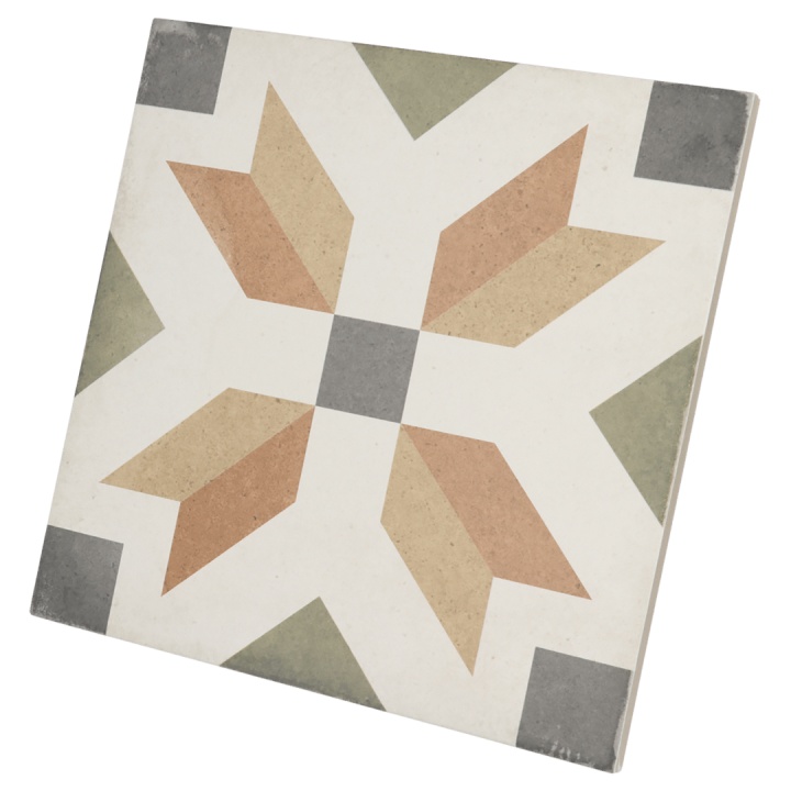 Art Nouveau Empire Colour 20x20 cm - carrelage NAIS