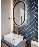 Carrelage Tribeca Blue Note 6x24,6 cm - vue d’ambiance 3