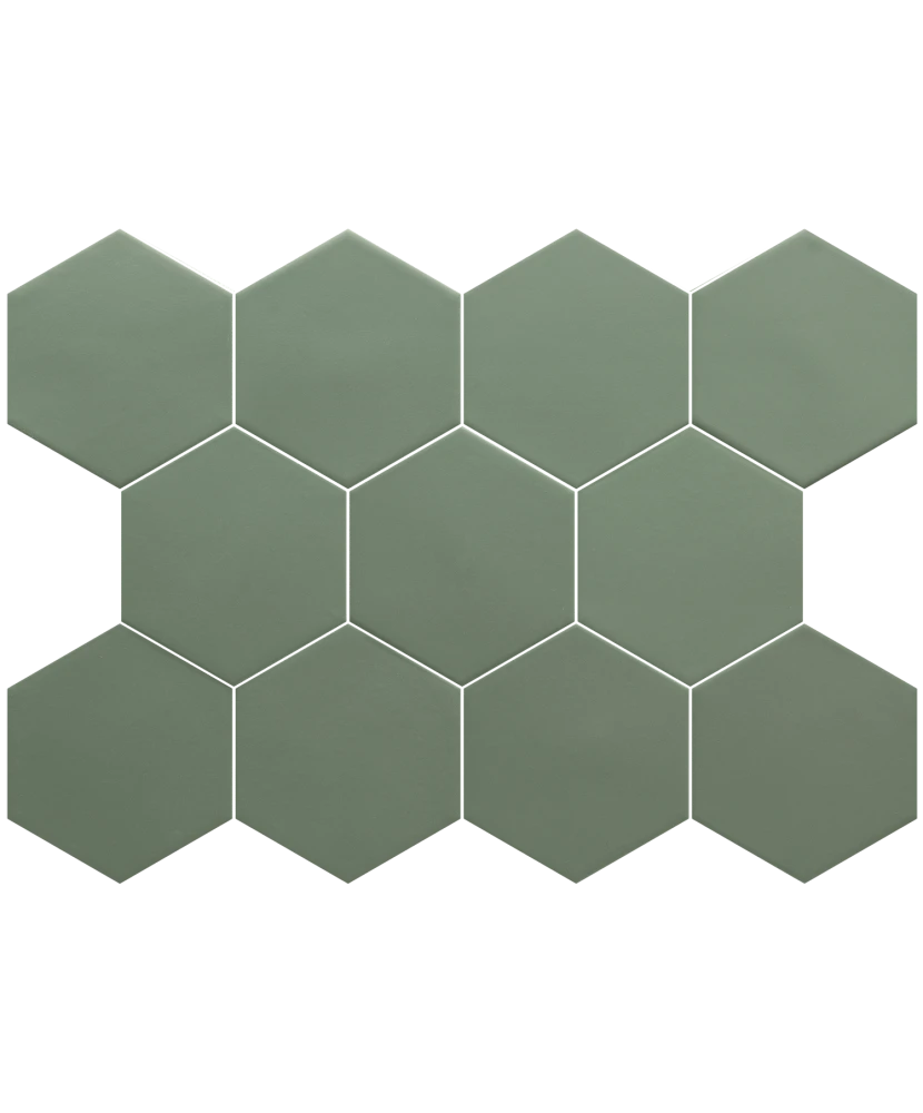 Carrelage Kromatika Green 11,6x10,1 cm - détail du carreau 2