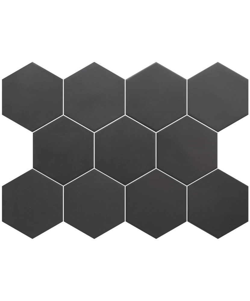 Carrelage Kromatika Black 11,6x10,1 cm - détail du carreau 2