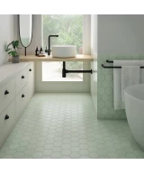 Carrelage Kromatika Mint 11,6x10,1 cm - vue d’ambiance