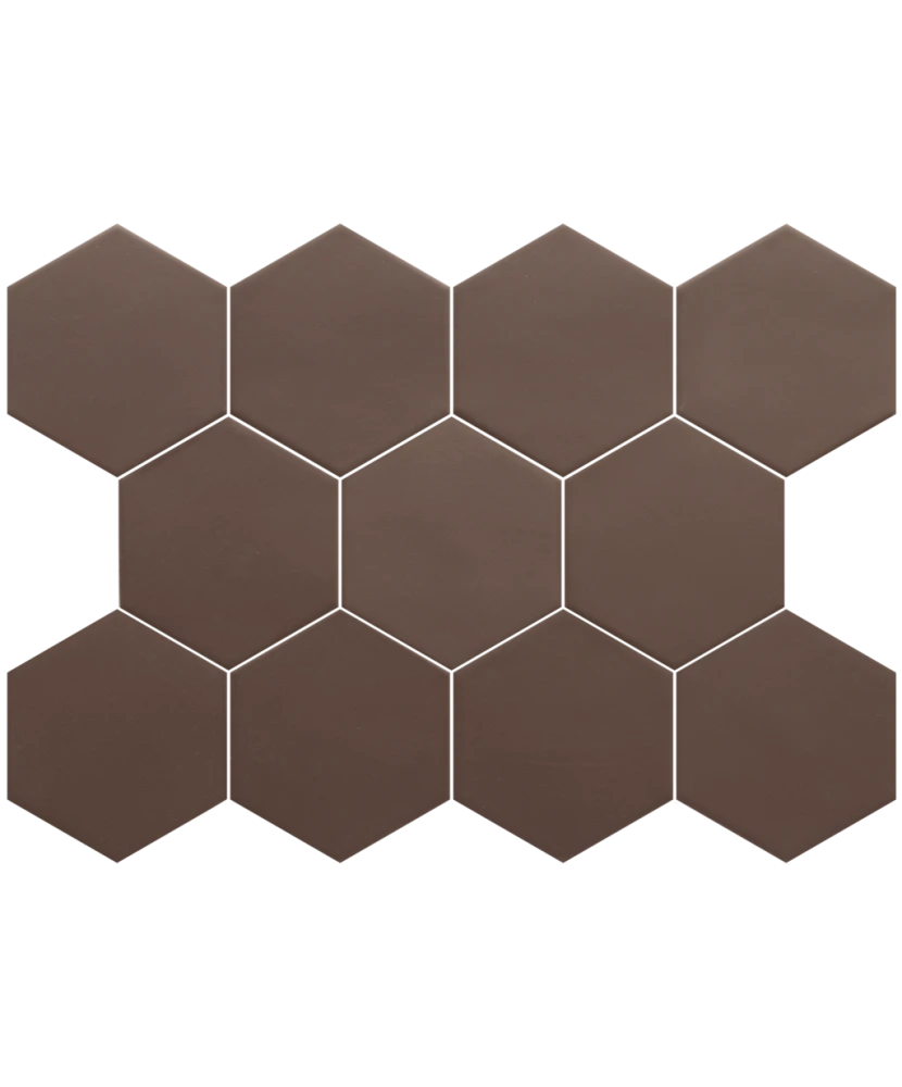 Carrelage Kromatika Brown 11,6x10,1 cm - détail du carreau 2
