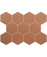Carrelage Kromatika Clay 11,6x10,1 cm - détail du carreau 2