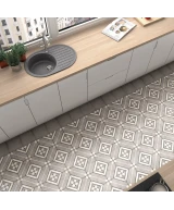 Carrelage Art Nouveau Grey 20x20 cm - vue d’ambiance 2