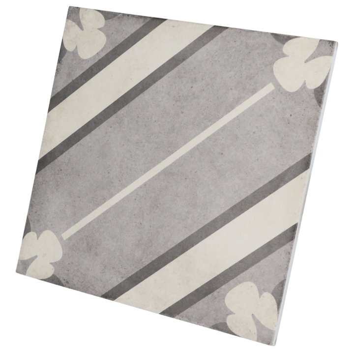 Art Nouveau Inspire Grey 20x20 cm - carrelage NAIS