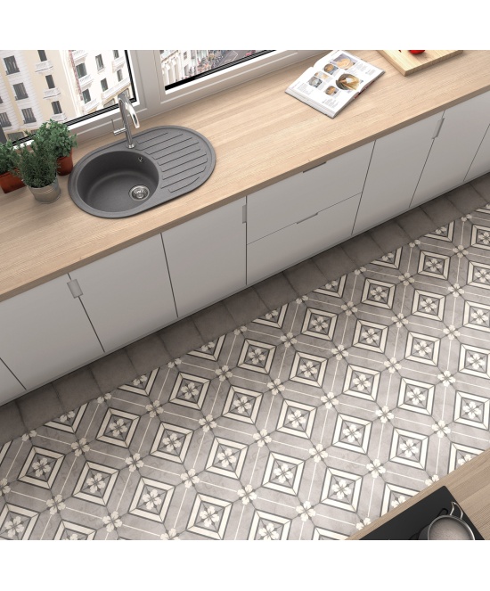 Art Nouveau Inspire Grey 20x20 cm - carrelage NAIS - image 3