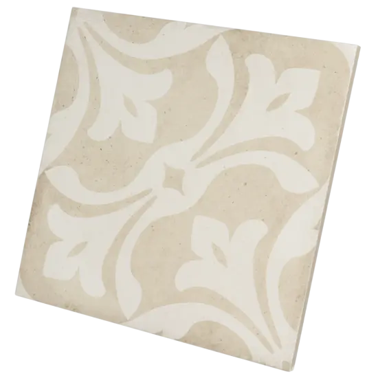 Carrelage Art Nouveau La Rambla Biscuit 20x20 cm, format 20 x 20 cm, collection Art Nouveau, finition mat