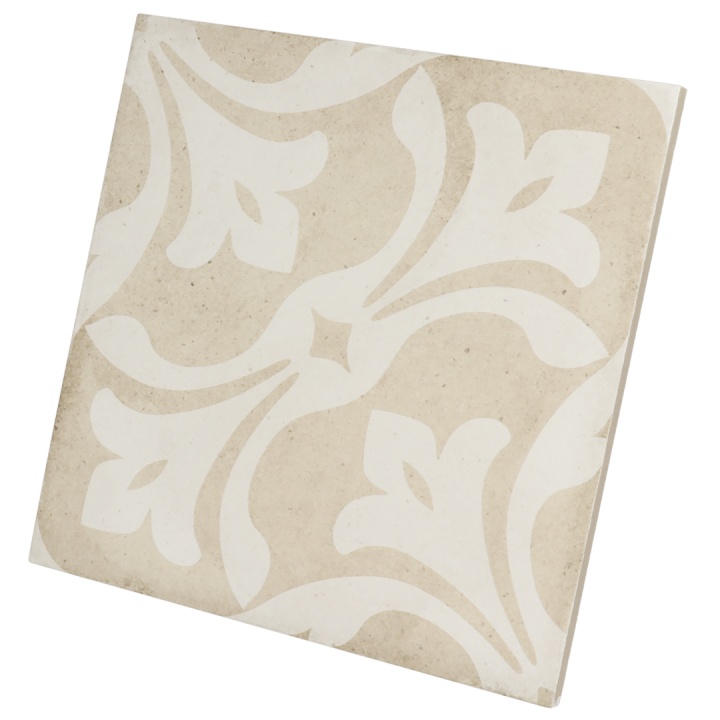 Art Nouveau La Rambla Biscuit 20x20 cm - carrelage NAIS