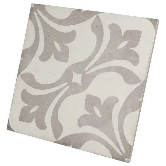 Carrelage Art Nouveau La Rambla Grey 20x20 cm, format 20 x 20 cm, collection Art Nouveau, finition mat