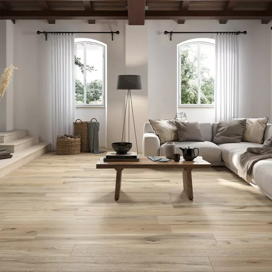 Carrelage Timeless Ecru Chevron 60x120 cm - vue d’ambiance 3