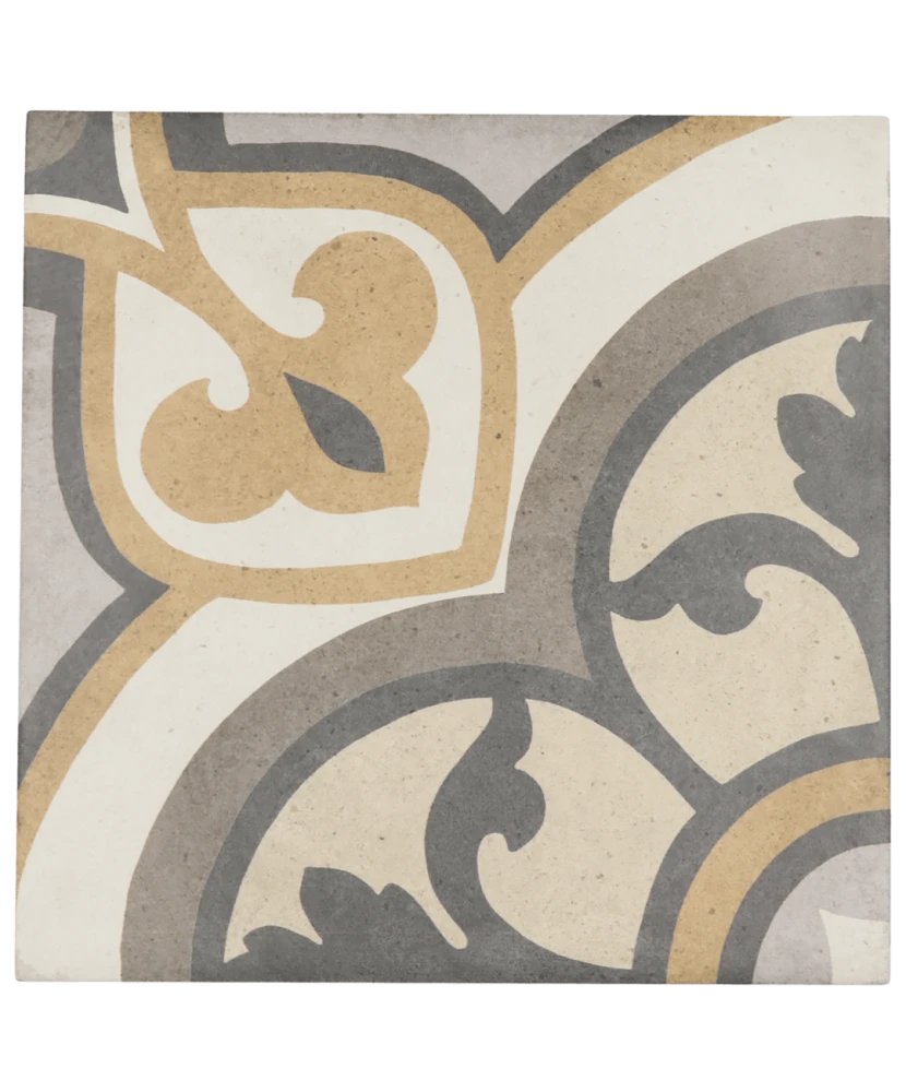 Carrelage Art Nouveau Majestic Colour 20x20 cm - vue de face du carreau