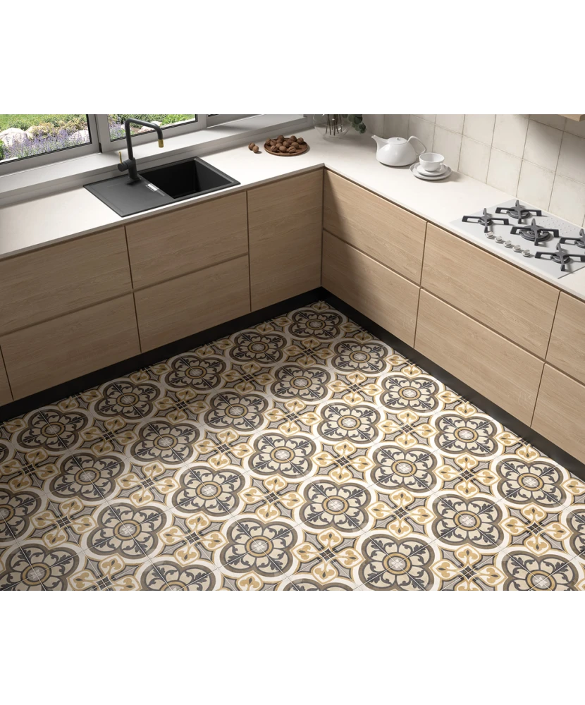 Carrelage Art Nouveau Majestic Colour 20x20 cm - vue d’ambiance 2