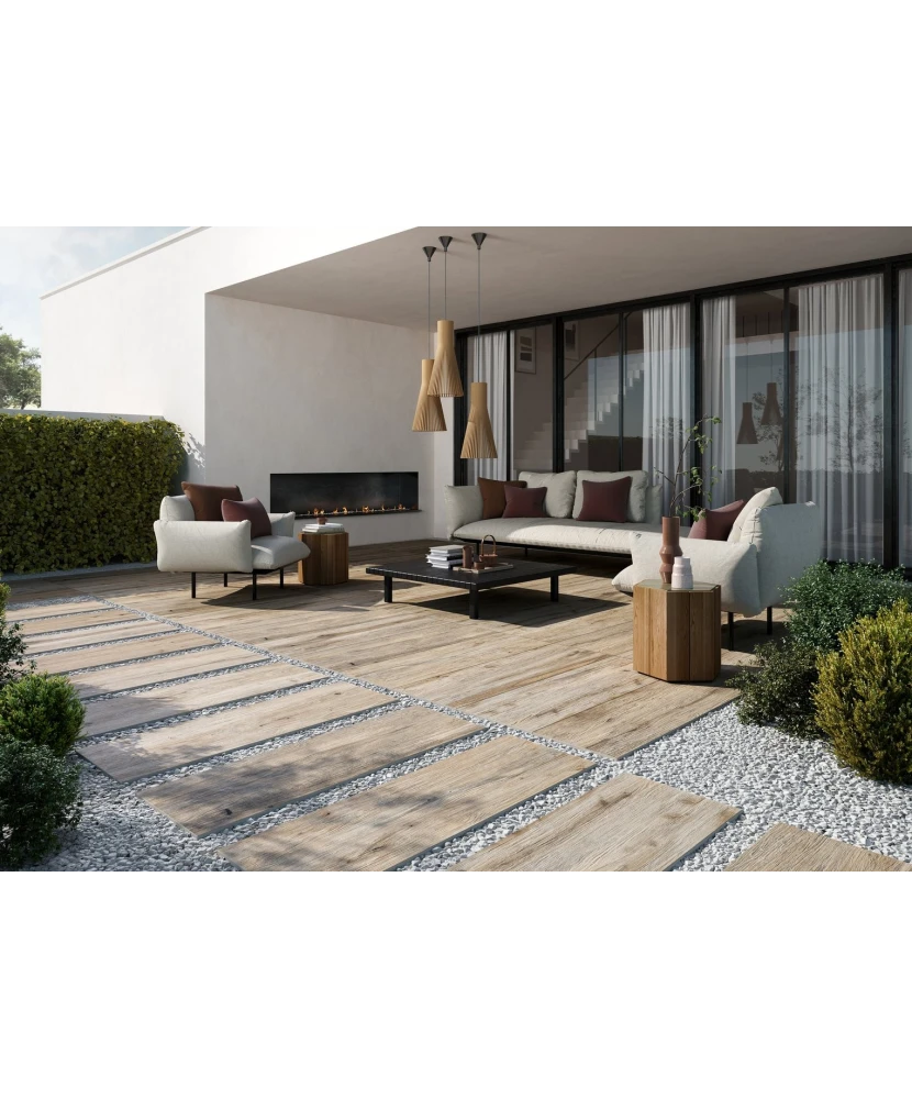 Carrelage Timeless Ivory 20x120 cm - vue d’ambiance