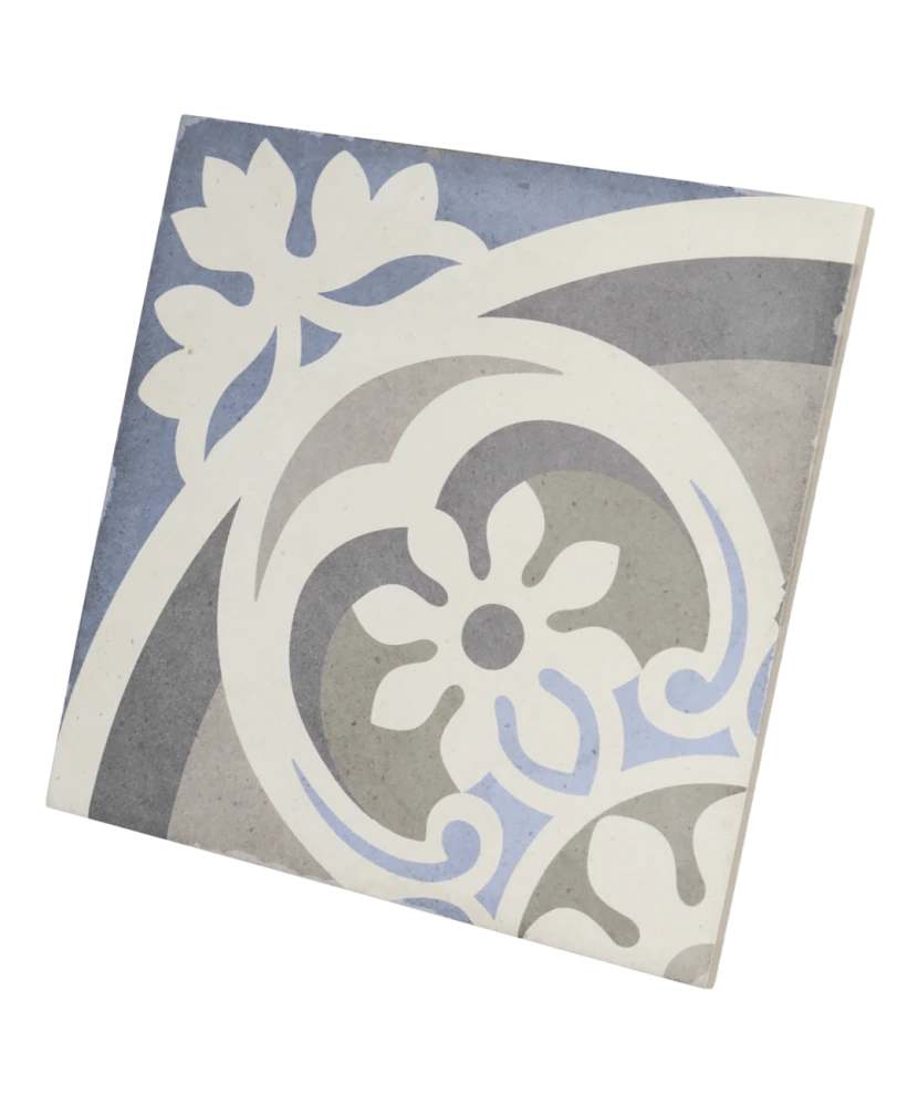 Carrelage Art Nouveau Music Hall 20x20 cm - vue latérale du carreau