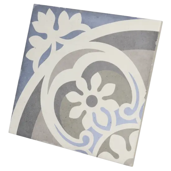 Carrelage Art Nouveau Music Hall 20x20 cm - vue latérale du carreau
