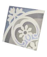 Carrelage Art Nouveau Music Hall 20x20 cm - vue latérale du carreau