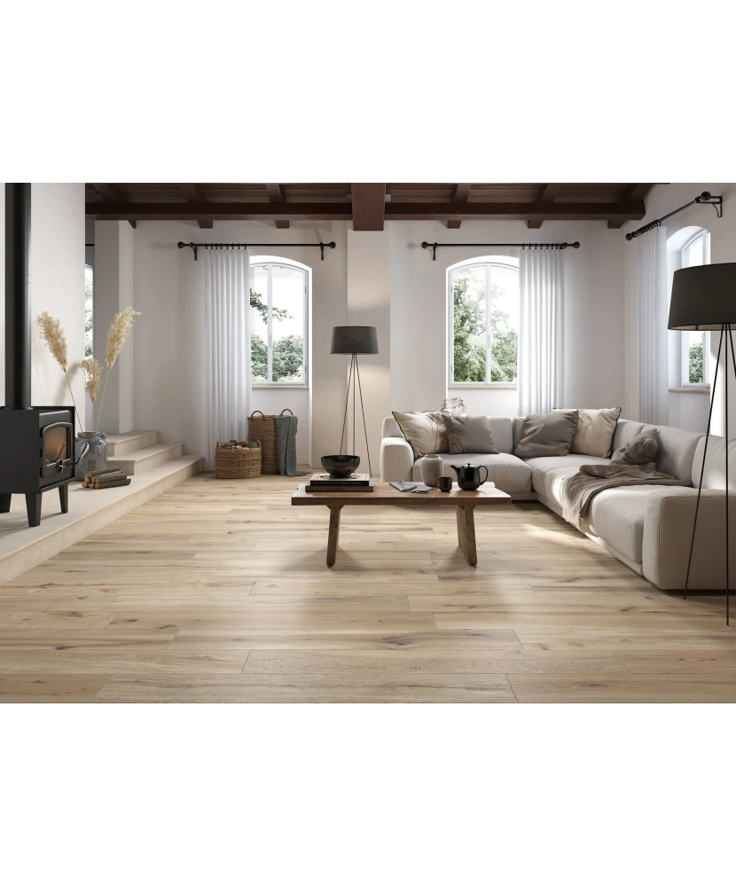 Carrelage Timeless Honey Chevron 60x120 cm - vue d’ambiance 6