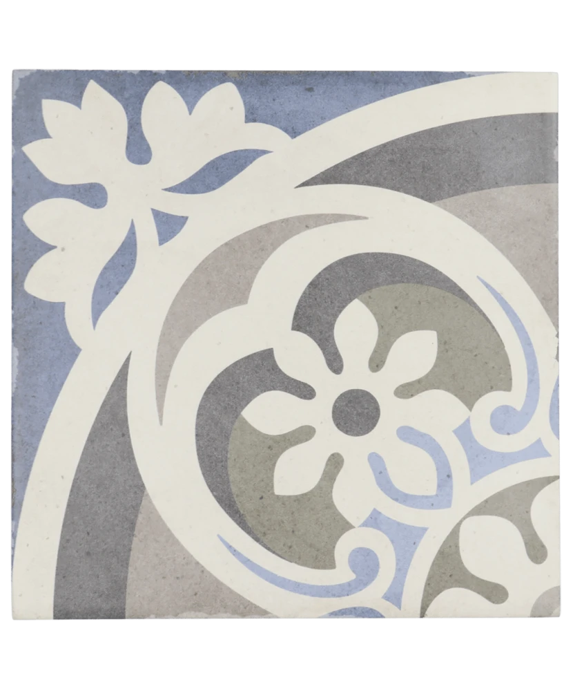Carrelage Art Nouveau Music Hall 20x20 cm - vue de face du carreau