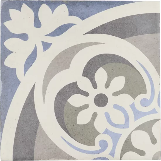 Carrelage Art Nouveau Music Hall 20x20 cm - vue de face du carreau