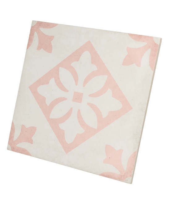 Art Nouveau Padua Pink 20x20 cm - carrelage NAIS