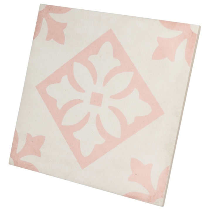 Art Nouveau Padua Pink 20x20 cm - carrelage NAIS