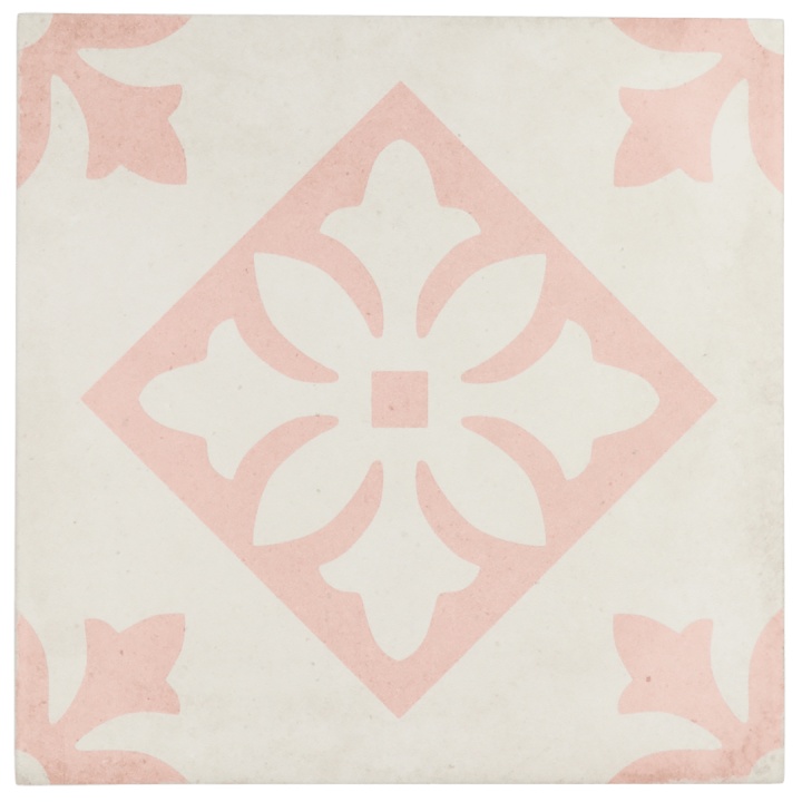 Art Nouveau Padua Pink 20x20 cm - carrelage NAIS - image 2
