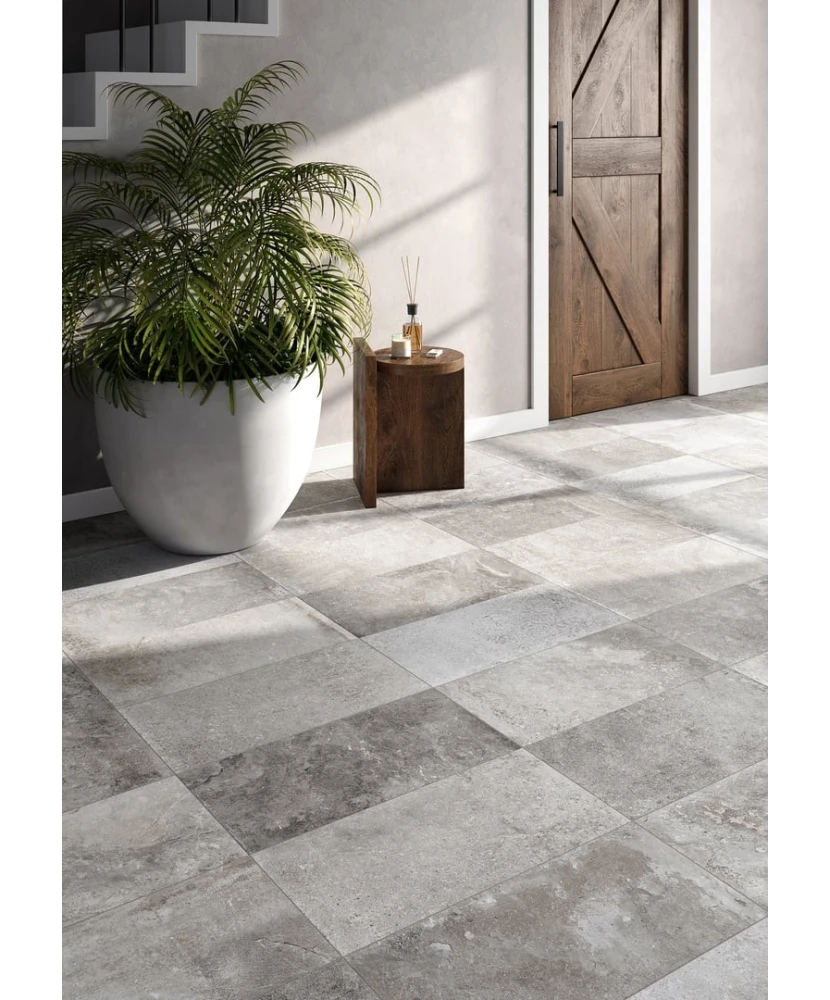 Carrelage Provence Grey 30x60 cm - vue d’ambiance
