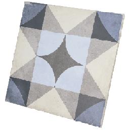 Art Nouveau Palais Blue 20x20 cm - carrelage NAIS