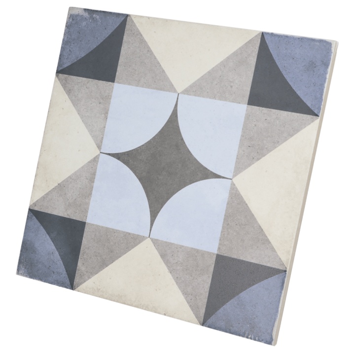 Art Nouveau Palais Blue 20x20 cm - carrelage NAIS