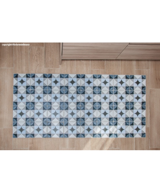 Art Nouveau Palais Blue 20x20 cm - carrelage NAIS - image 3