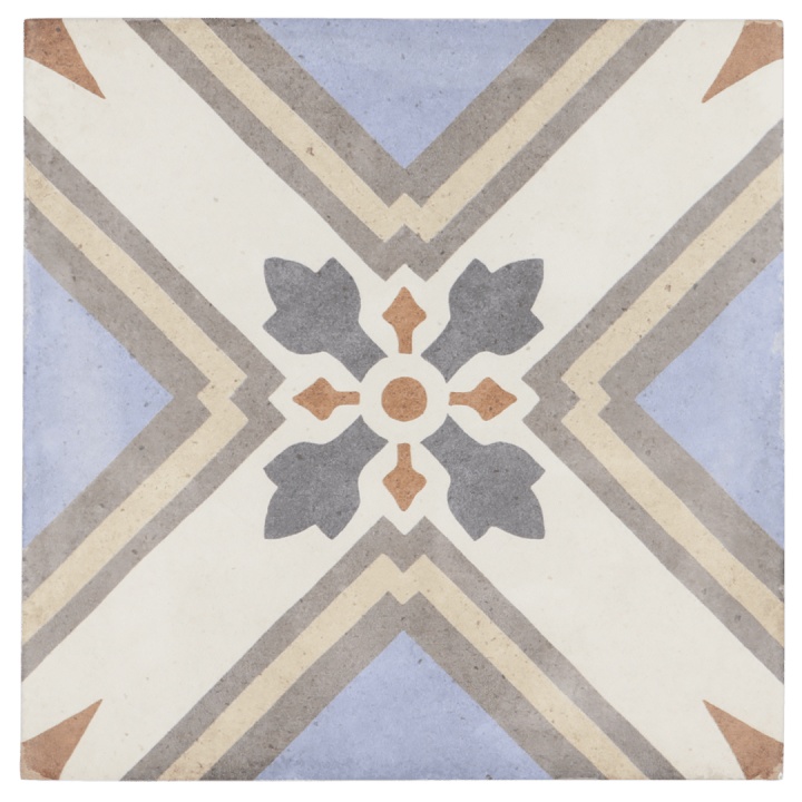 Art Nouveau Turin Colour 20x20 cm - carrelage NAIS - image 2
